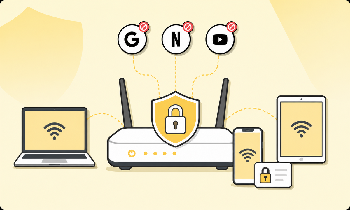 How to Block Websites on Your Home Network Router and Why It’s Not Enough on Its Own